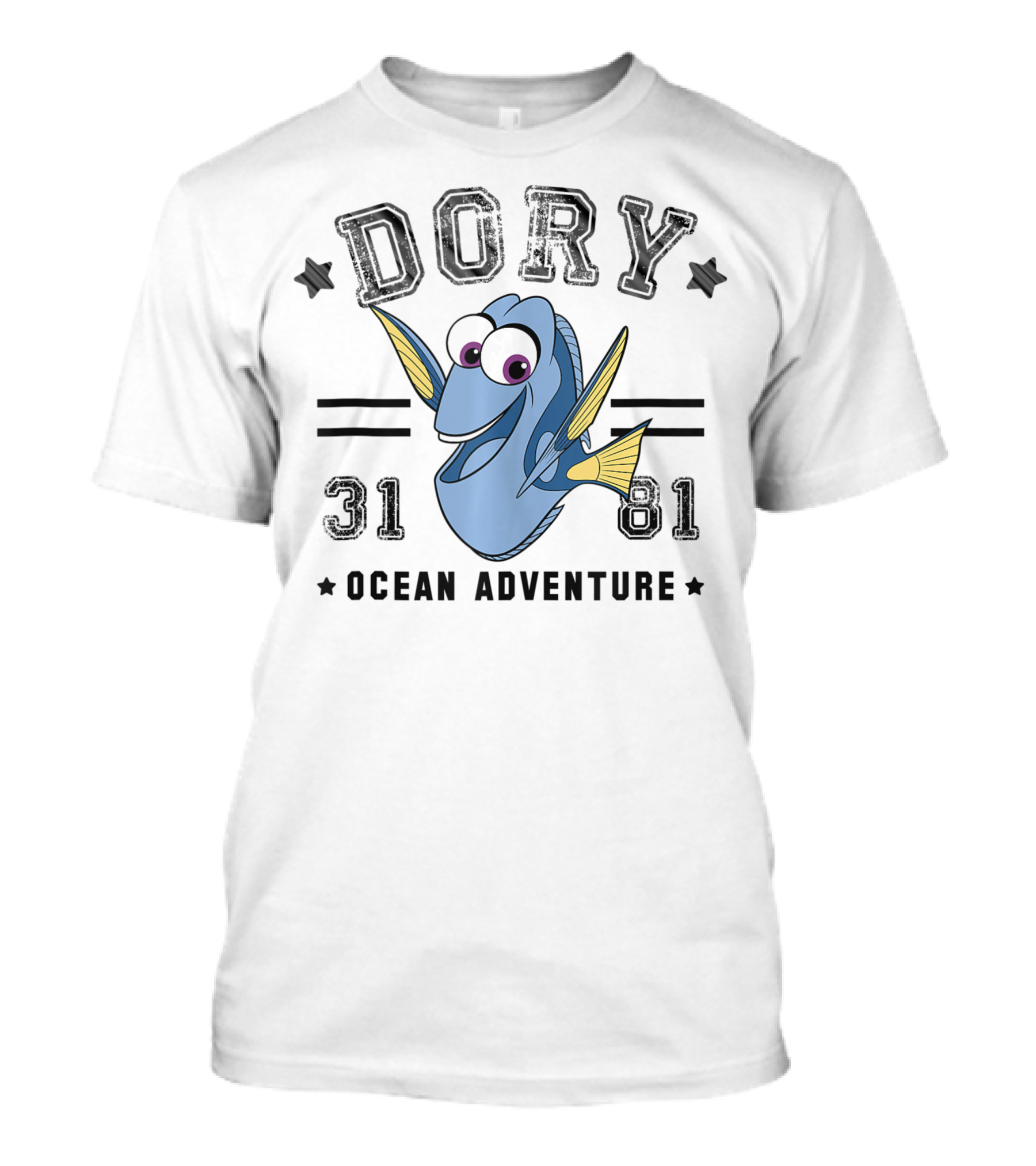 Dory Ocean Adventure 31 81 Disney Pixar Finding Dory Cuddle Party Cute Otters T-Shirt
