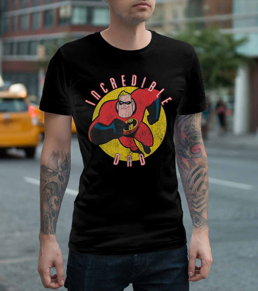 Incredible Dad Disney Pixar Incredibles Mr. Incredible T-Shirt