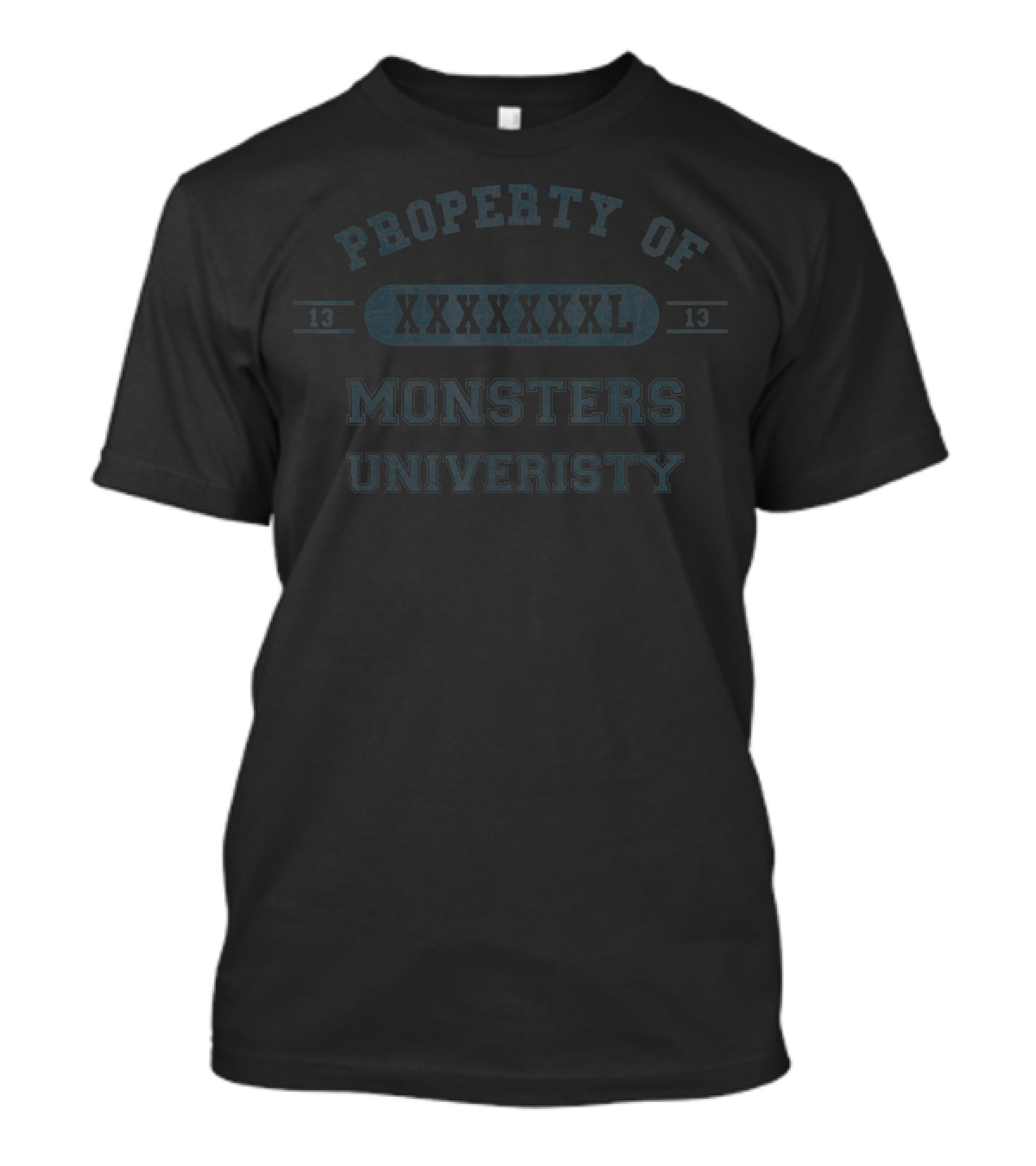 Property Of Monsters University XXXXXXXXL 13 Disney Pixar Collegiate T-Shirt
