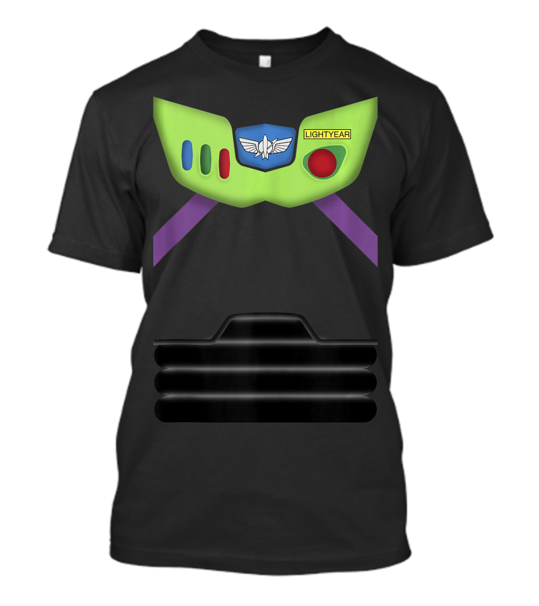 Disney Pixar Toy Story Buzz Lightyear Space Ranger Armor Lightyear Badge T-Shirt