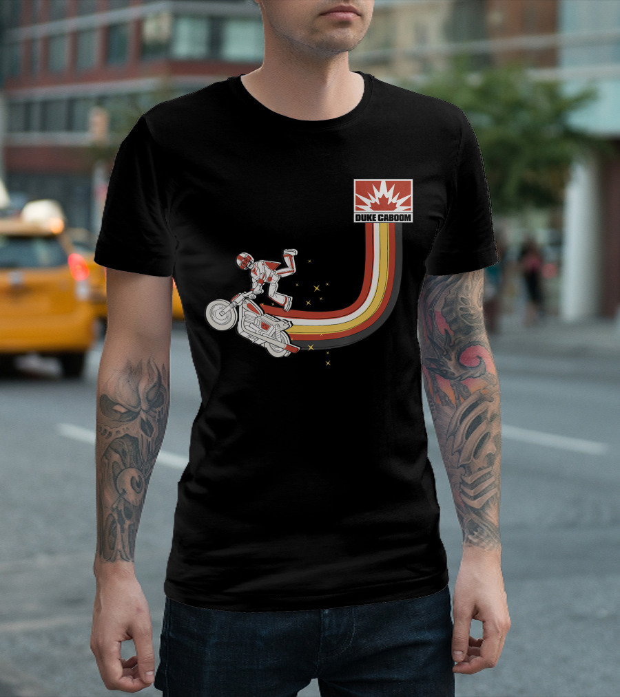 Disney Pixar Toy Story Duke Caboom Retro Jump Adventure T-Shirt