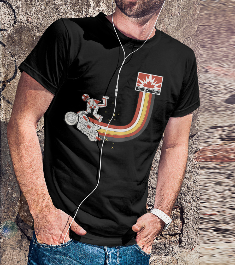 Disney Pixar Toy Story Duke Caboom Retro Jump Adventure T-Shirt