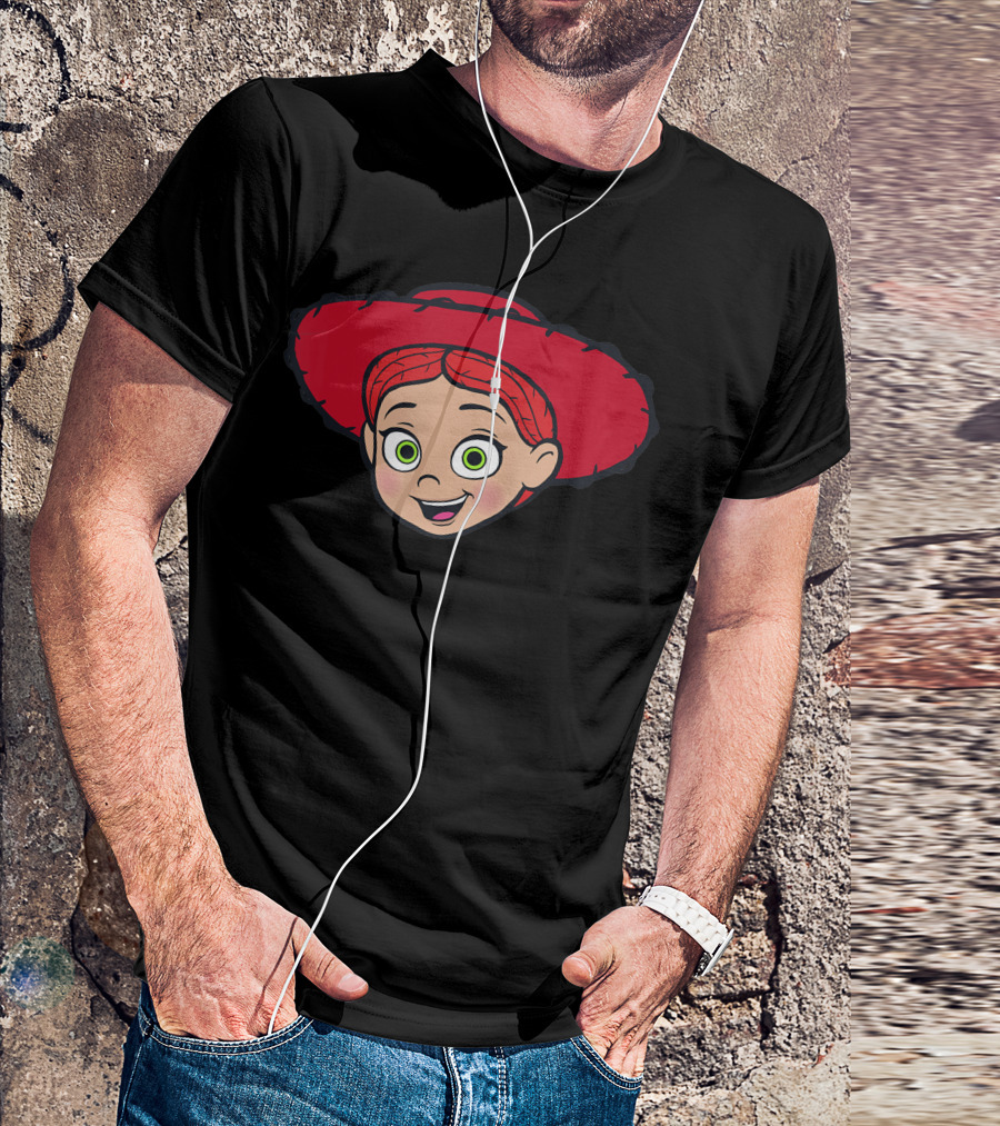 Disney Pixar Toy Story Jessie Big Hat Face T-Shirt