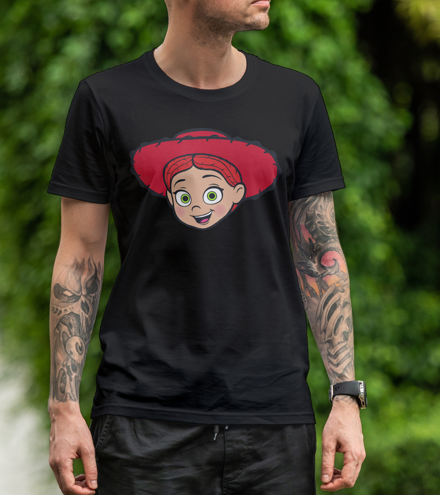 Disney Pixar Toy Story Jessie Big Hat Face T-Shirt