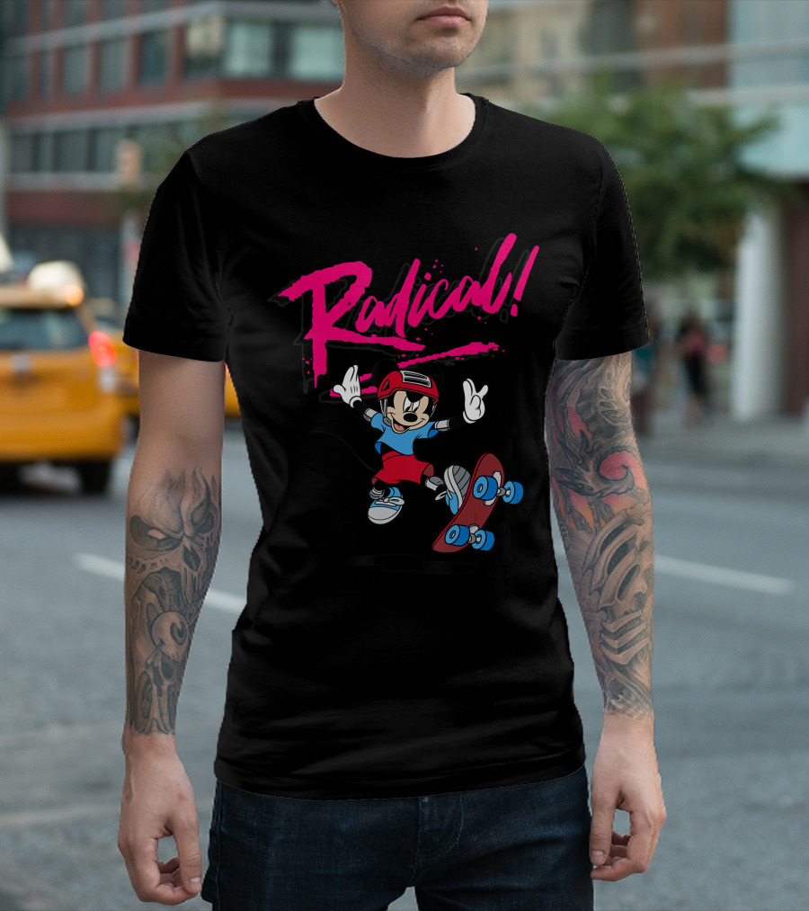 Disney Mickey Mouse Radical Skateboarding Adventure T-Shirt