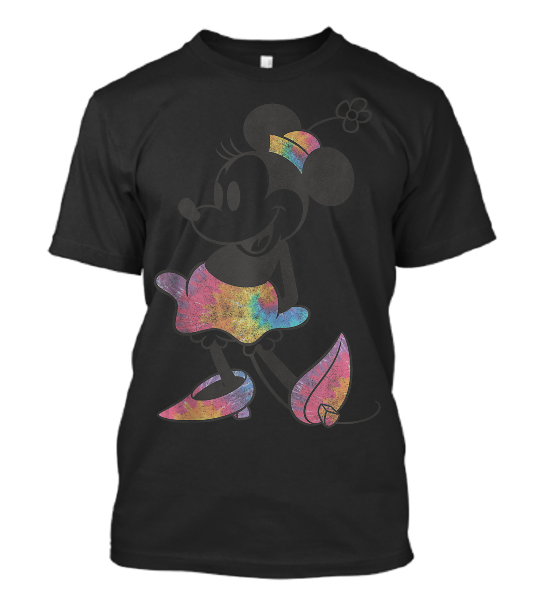 Disney Mickey And Friends Minnie Mouse Colorful Tie Dye T-Shirt