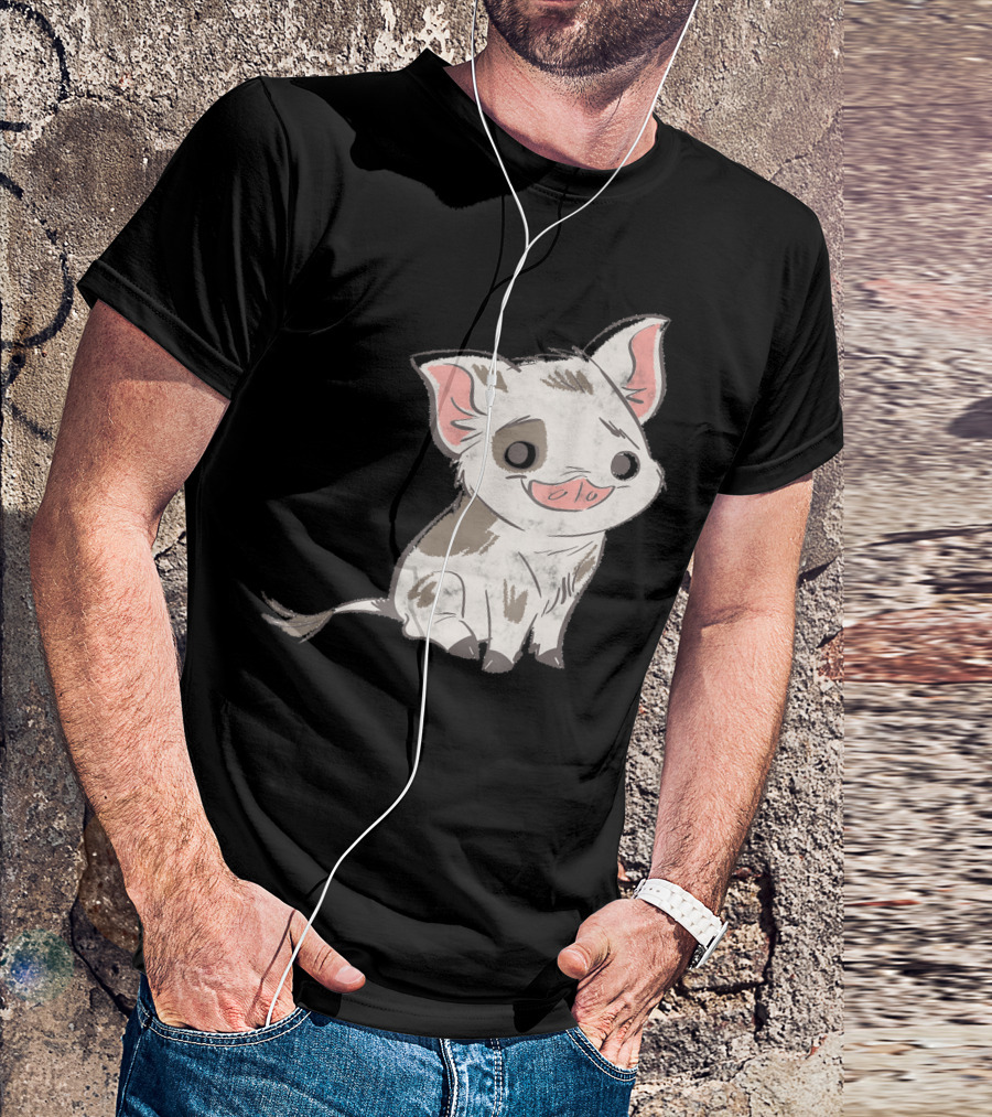 Disney Moana Pua Character Cute Cartoon T-Shirt