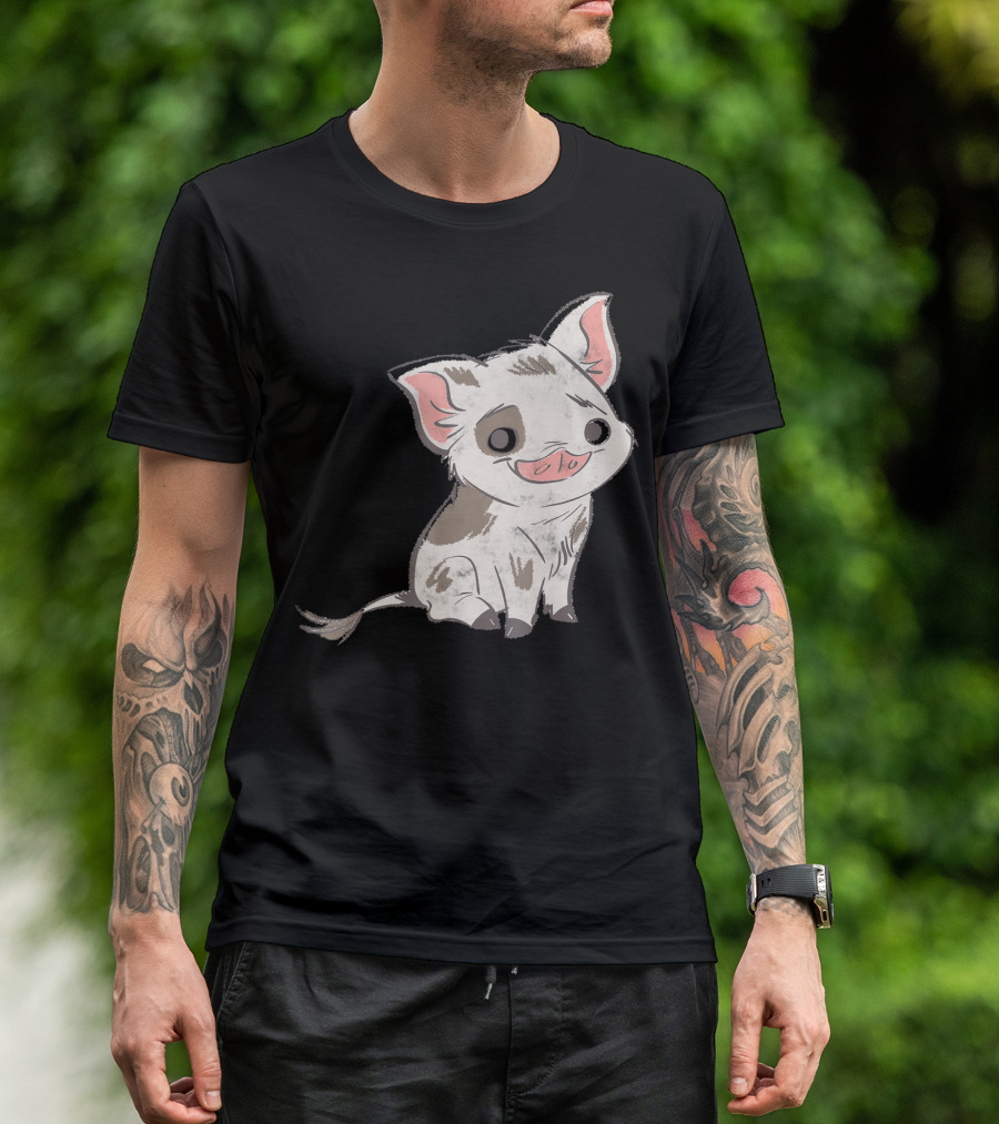 Disney Moana Pua Character Cute Cartoon T-Shirt
