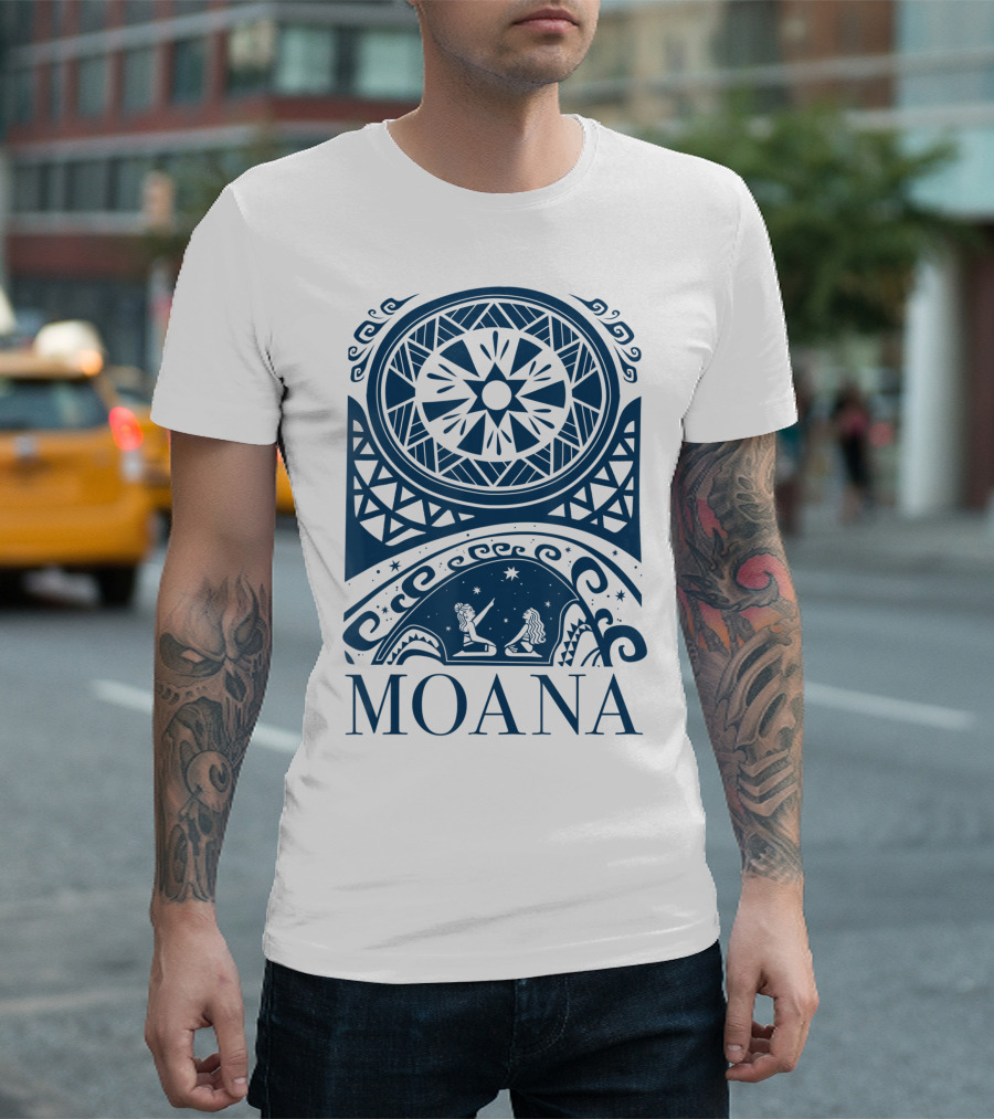 Disney Moana Tribal Compass Tattoo Stars Will Guide You T-Shirt