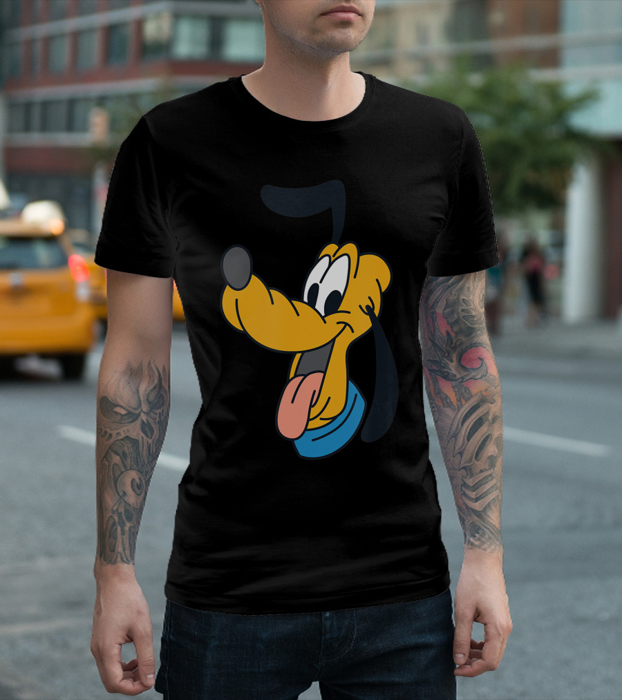 Disney Pluto Character Face T-Shirt