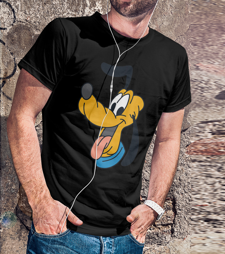 Disney Pluto Character Face T-Shirt