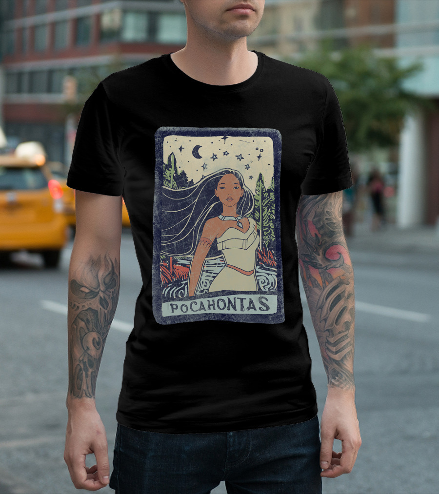 Disney Pocahontas Rivers And Stars Scene T-Shirt