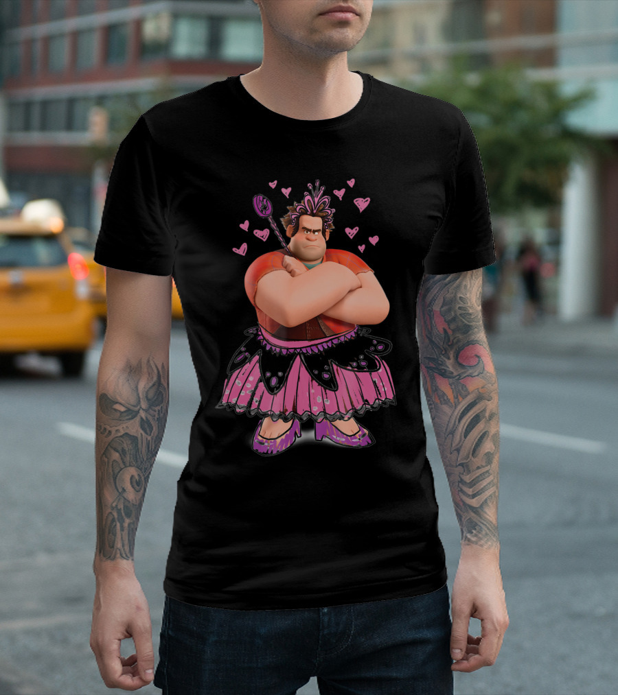 Disney Ralph Breaks The Internet Costume Ralph Princess Hearts T-Shirt