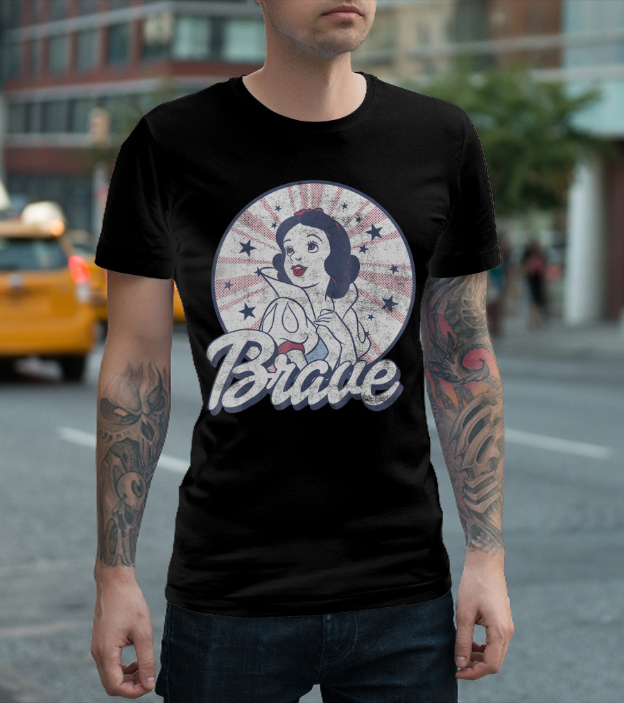 Disney Snow White Americana Brave Stars T-Shirt