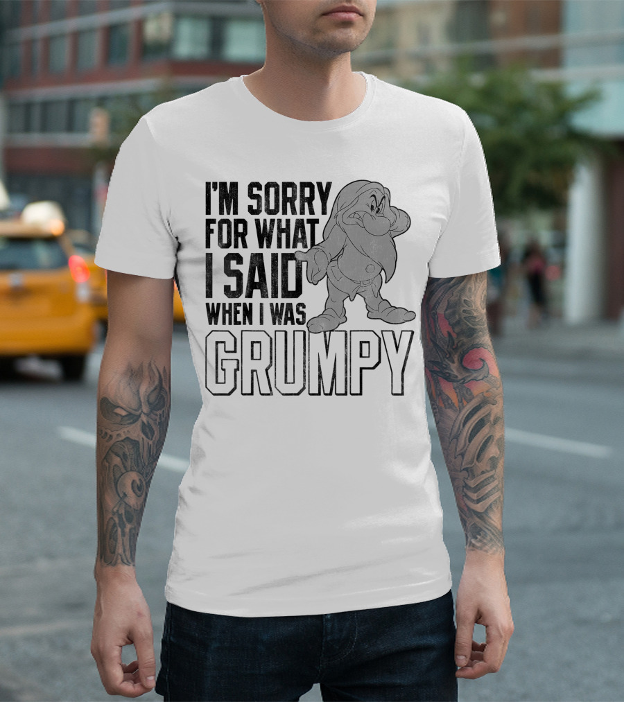 Disney Snow White I'm Sorry For What I Said When I Was Grumpy T-Shirt