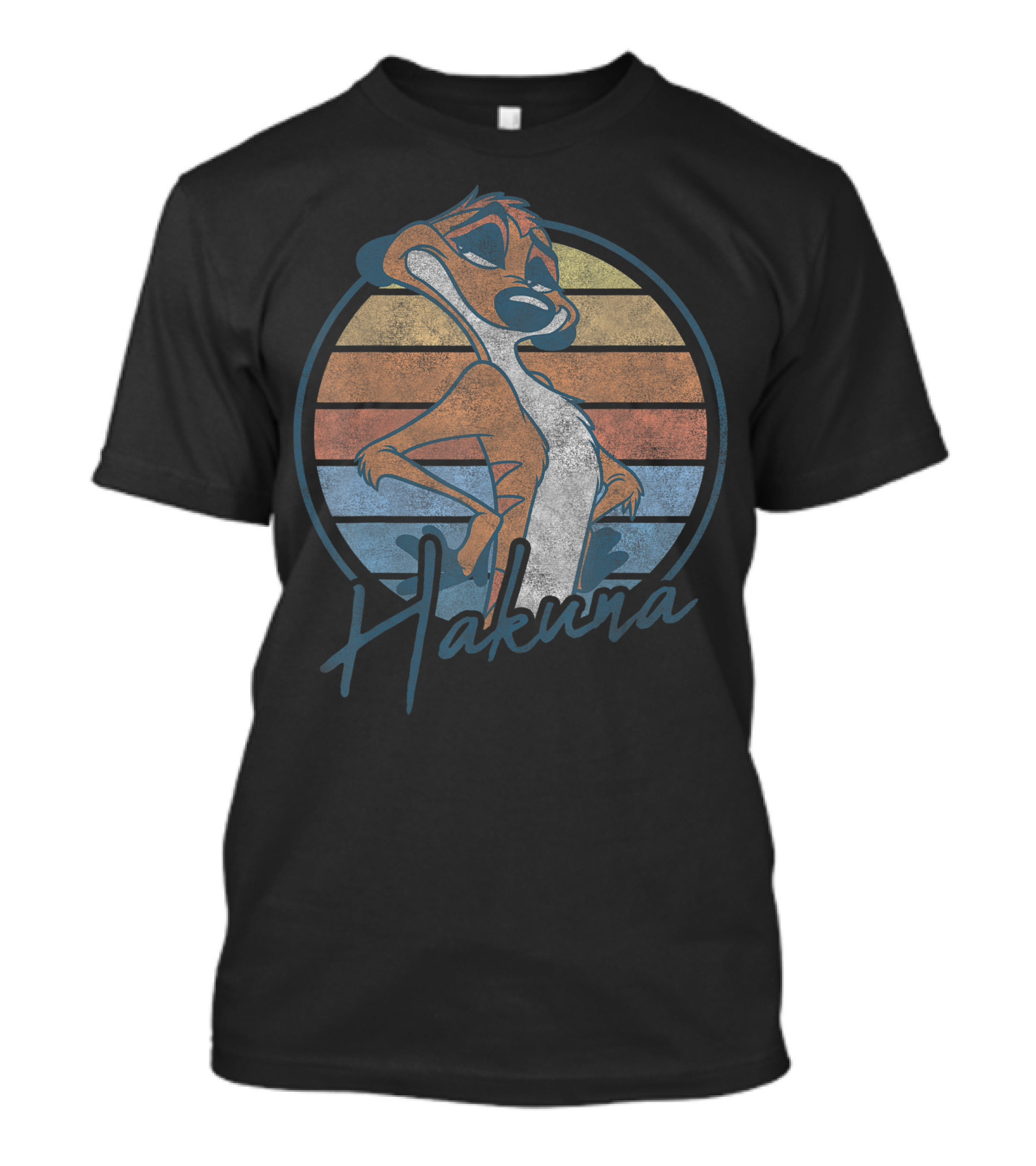 Disney The Lion King Timon Hakuna Vintage Sunset T-Shirt