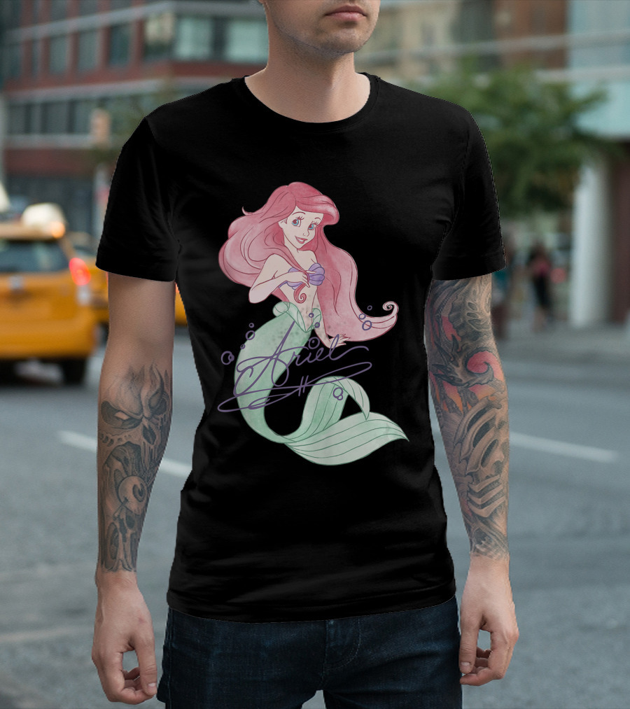 Disney The Little Mermaid Ariel Signature T-Shirt