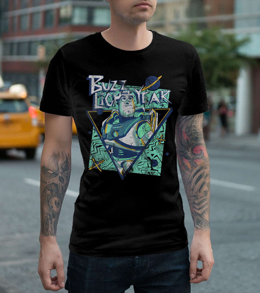 Buzz Lightyear Toy Story Retro Space Adventure Disney T-Shirt