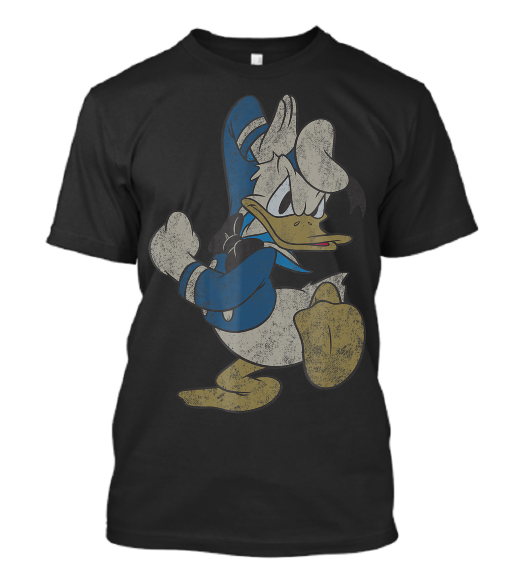 Disney Vintage Angry Donald Duck Classic Pose T-Shirt