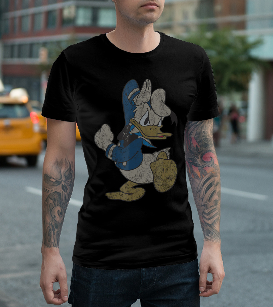 Disney Vintage Angry Donald Duck Classic Pose T-Shirt