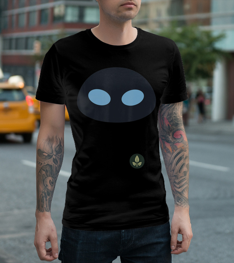 Disney Wall E Eve Face Eyes Plant Motif 8D T-Shirt