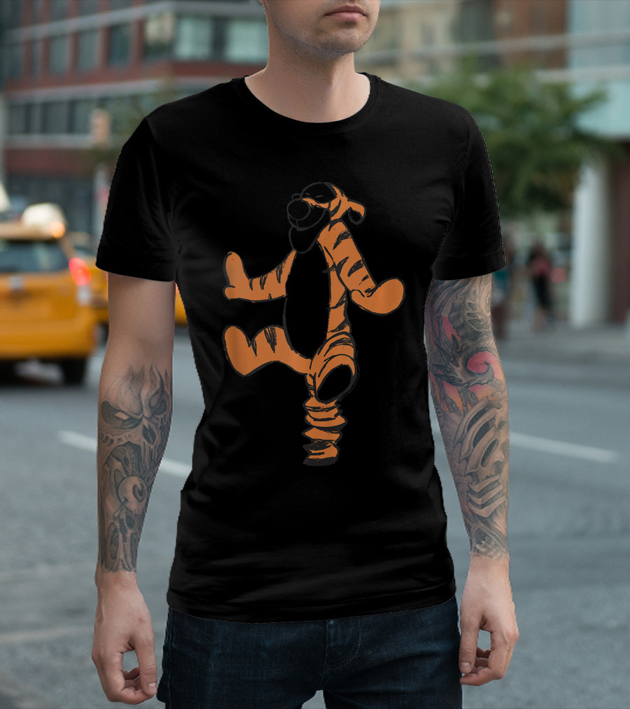 Disney Winnie The Pooh Tigger Character Sketch T-Shirt