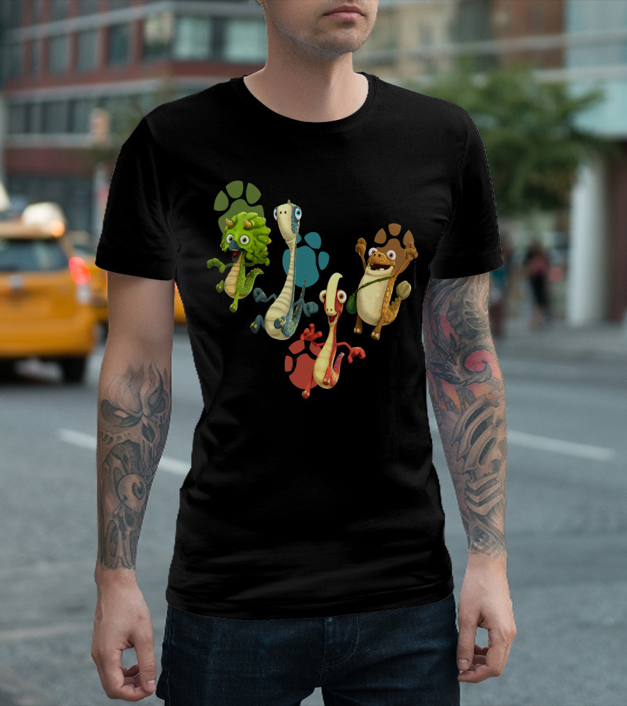 Gigantosaurus Kid Dinos Bill Tiny Rocky Mazu Paws T-Shirt