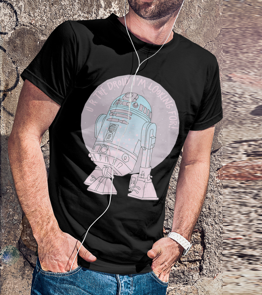 Star Wars R2 D2 U R The Droid I'm Looking For Valentines Day T-Shirt