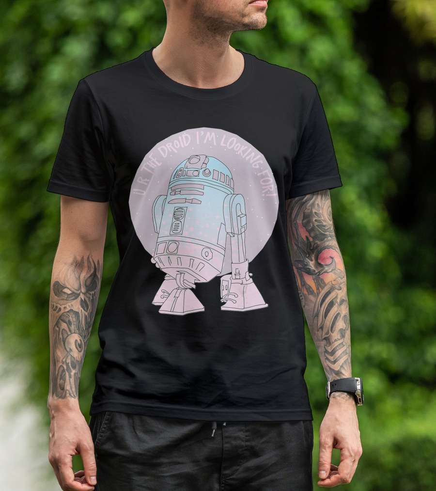 Star Wars R2 D2 U R The Droid I'm Looking For Valentines Day T-Shirt