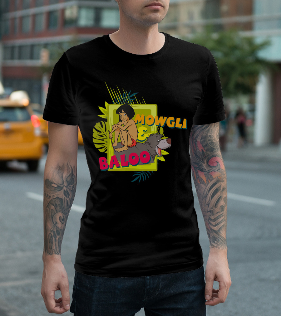 Mowgli and Baloo The Jungle Book Disney T-Shirt