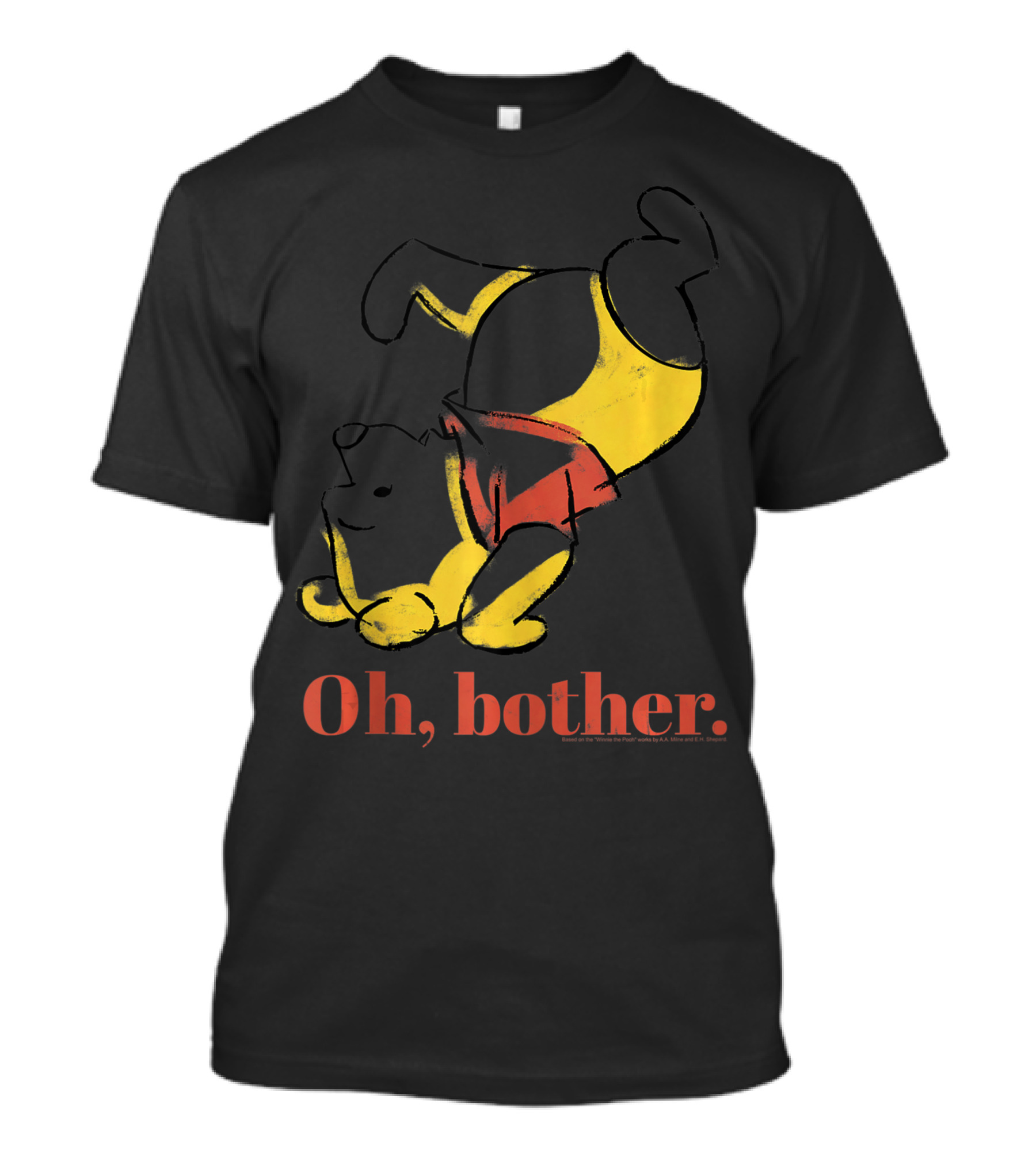 Disney Winnie The Pooh Oh Bother Handstand Sketch T-Shirt