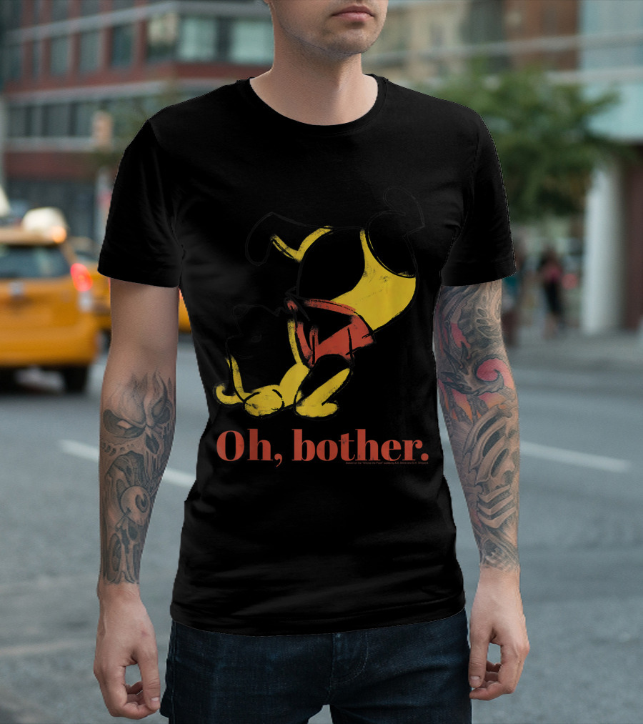 Disney Winnie The Pooh Oh Bother Handstand Sketch T-Shirt