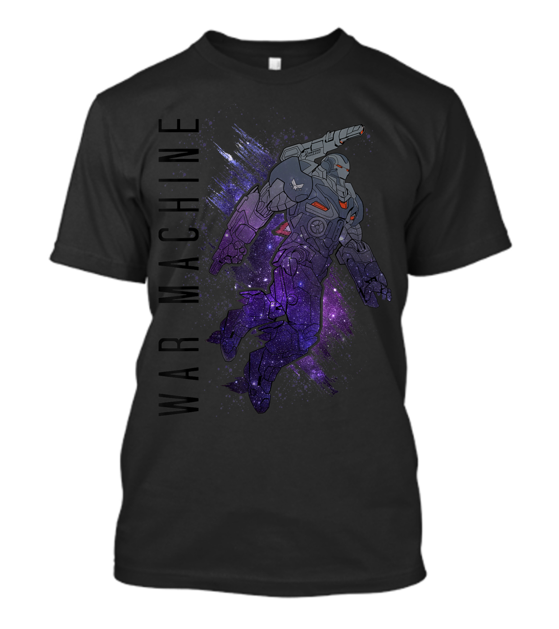 Marvel Avengers Endgame War Machine Galaxy Paint Cosmic Armor Display T-Shirt
