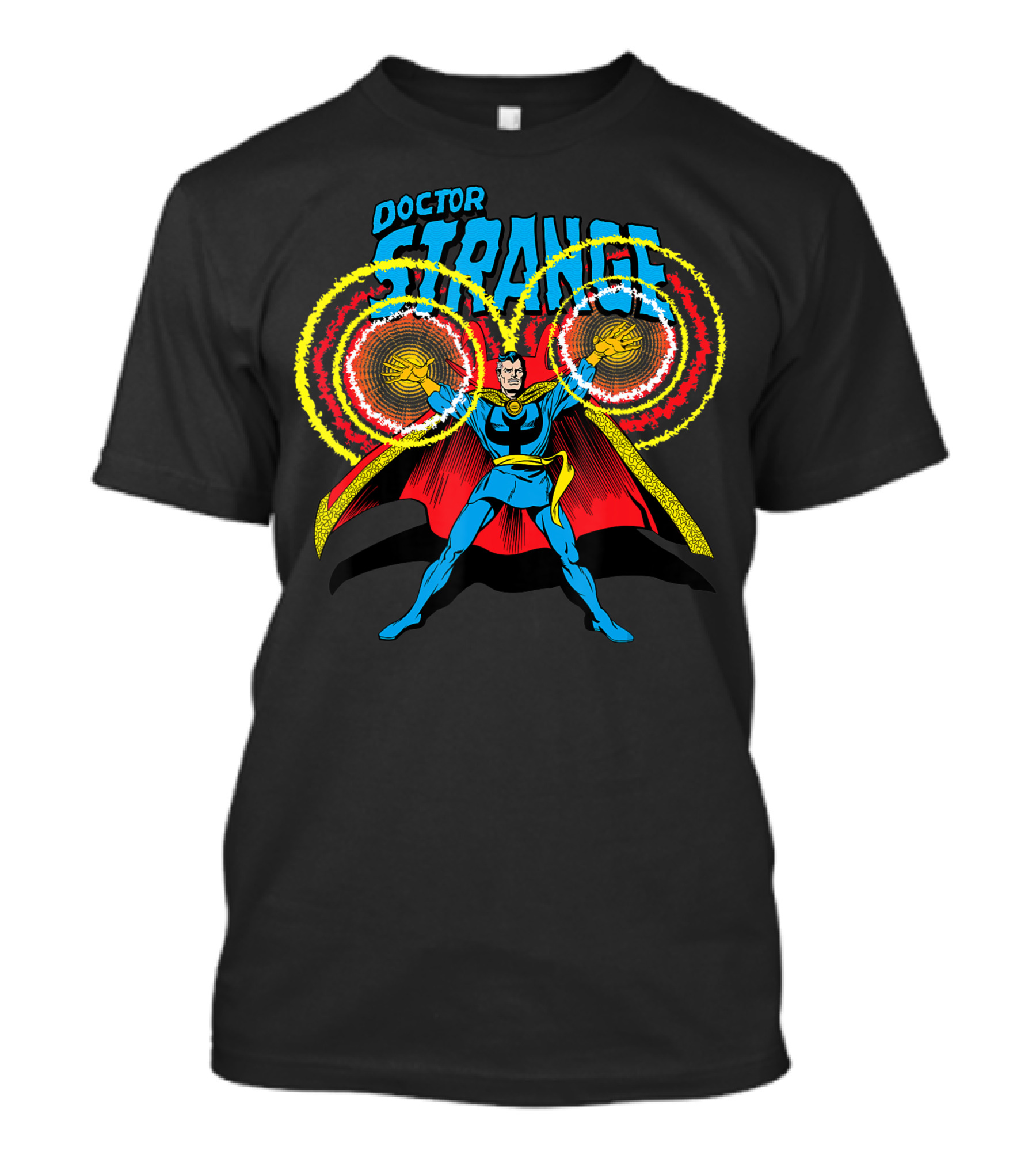 Doctor Strange Marvel Comic Retro Superhero Lightning Bolt Magic T-Shirt