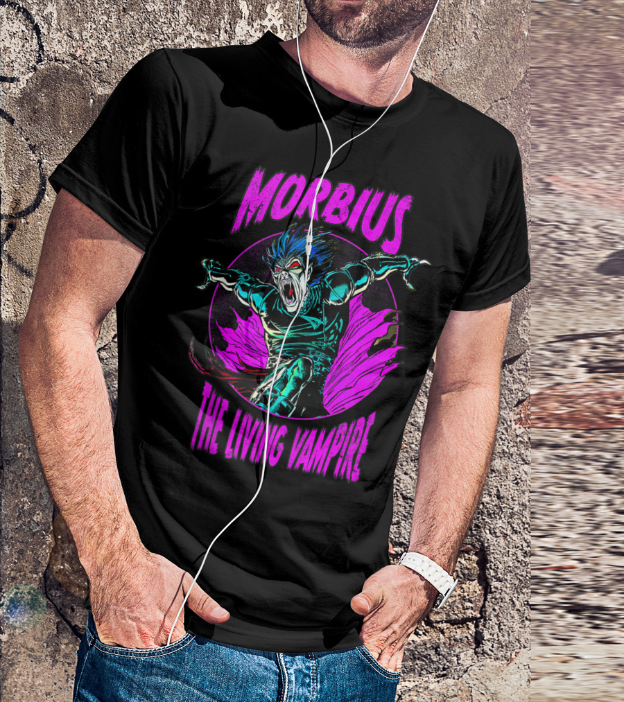 Morbius The Living Vampire Marvel Purple Hue T-Shirt