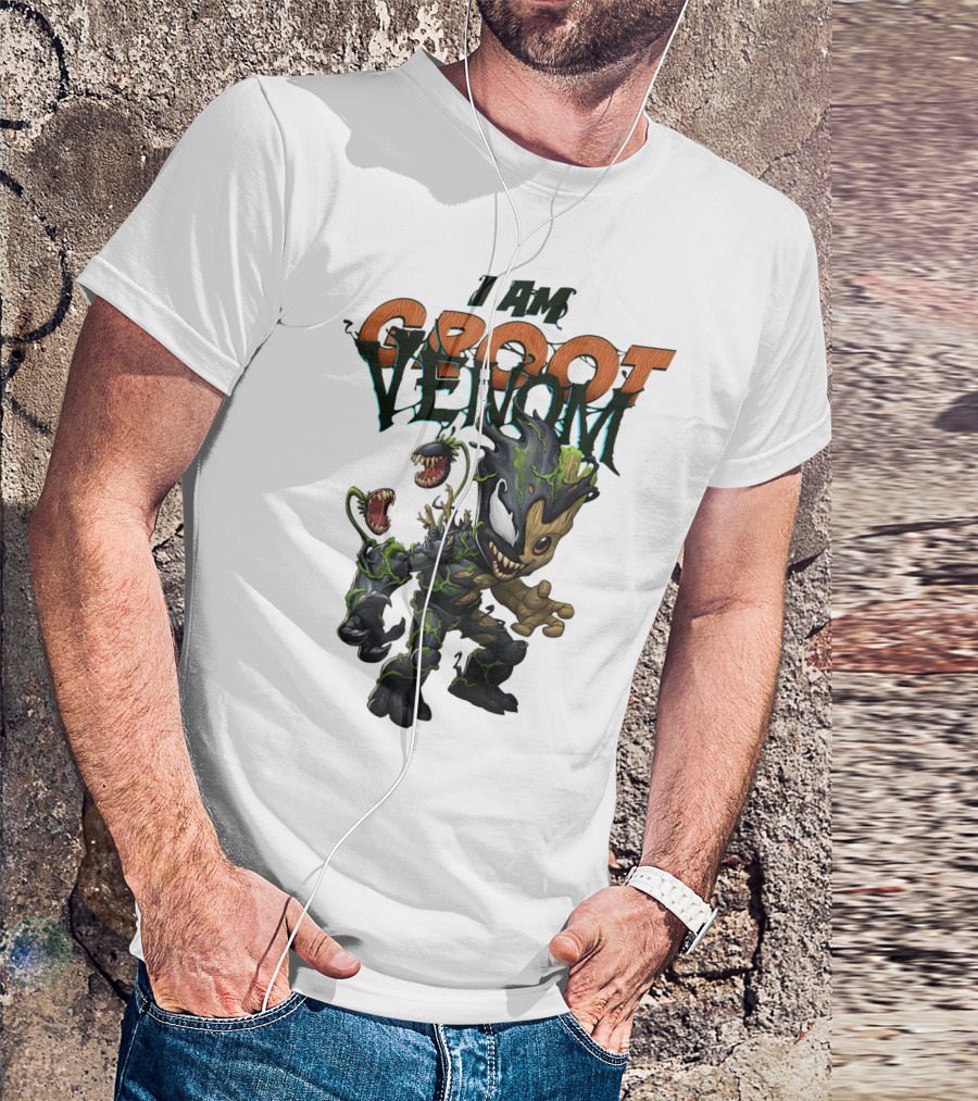 I Am Groot Venom Marvel Spider Man Maximum Venom T-Shirt