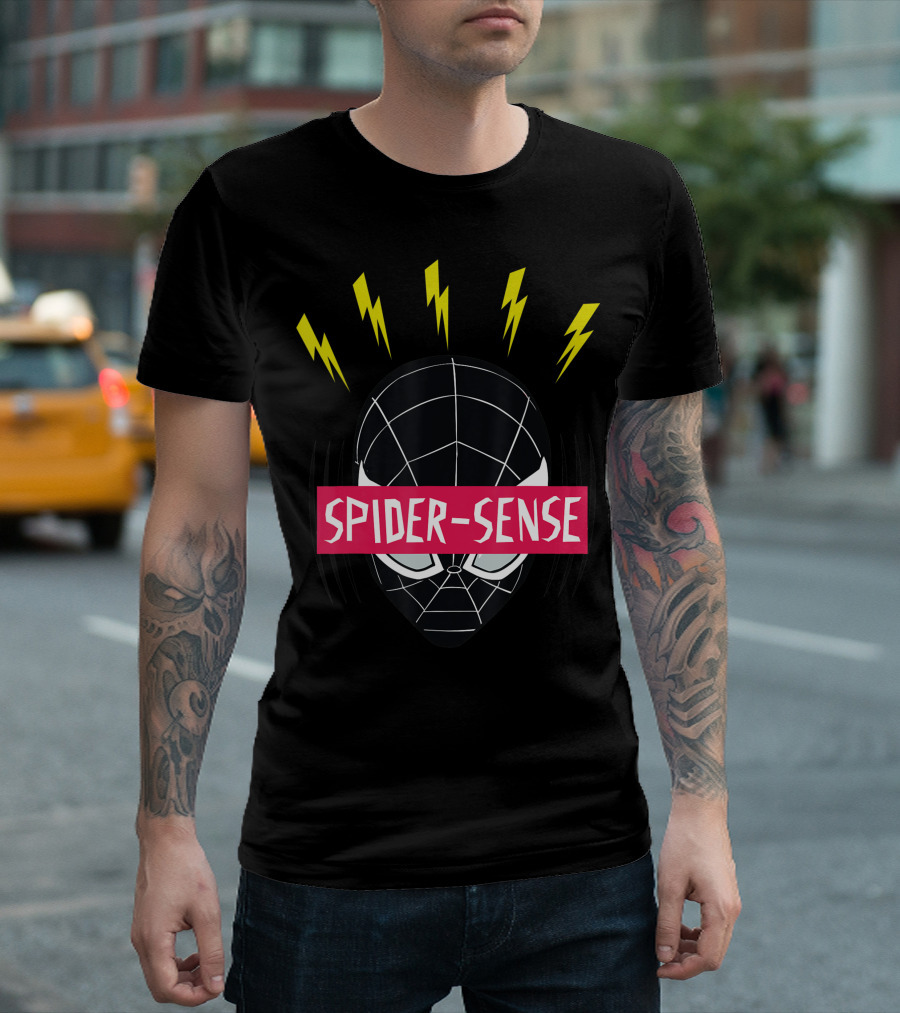 Spider-Man Miles Morales Spider-Sense Marvel T-Shirt