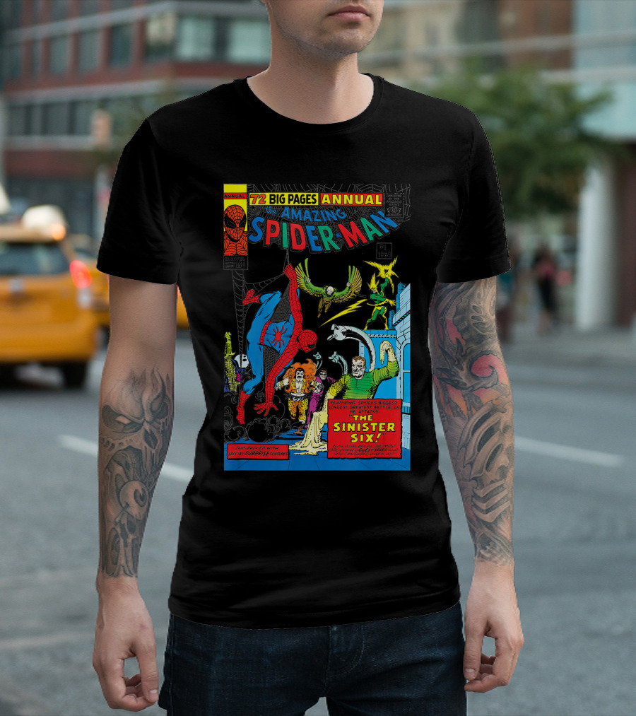 72 Big Pages Annual The Amazing Spider-Man The Sinister Six Featuring Stan Lee Steve Ditko Villains T-Shirt