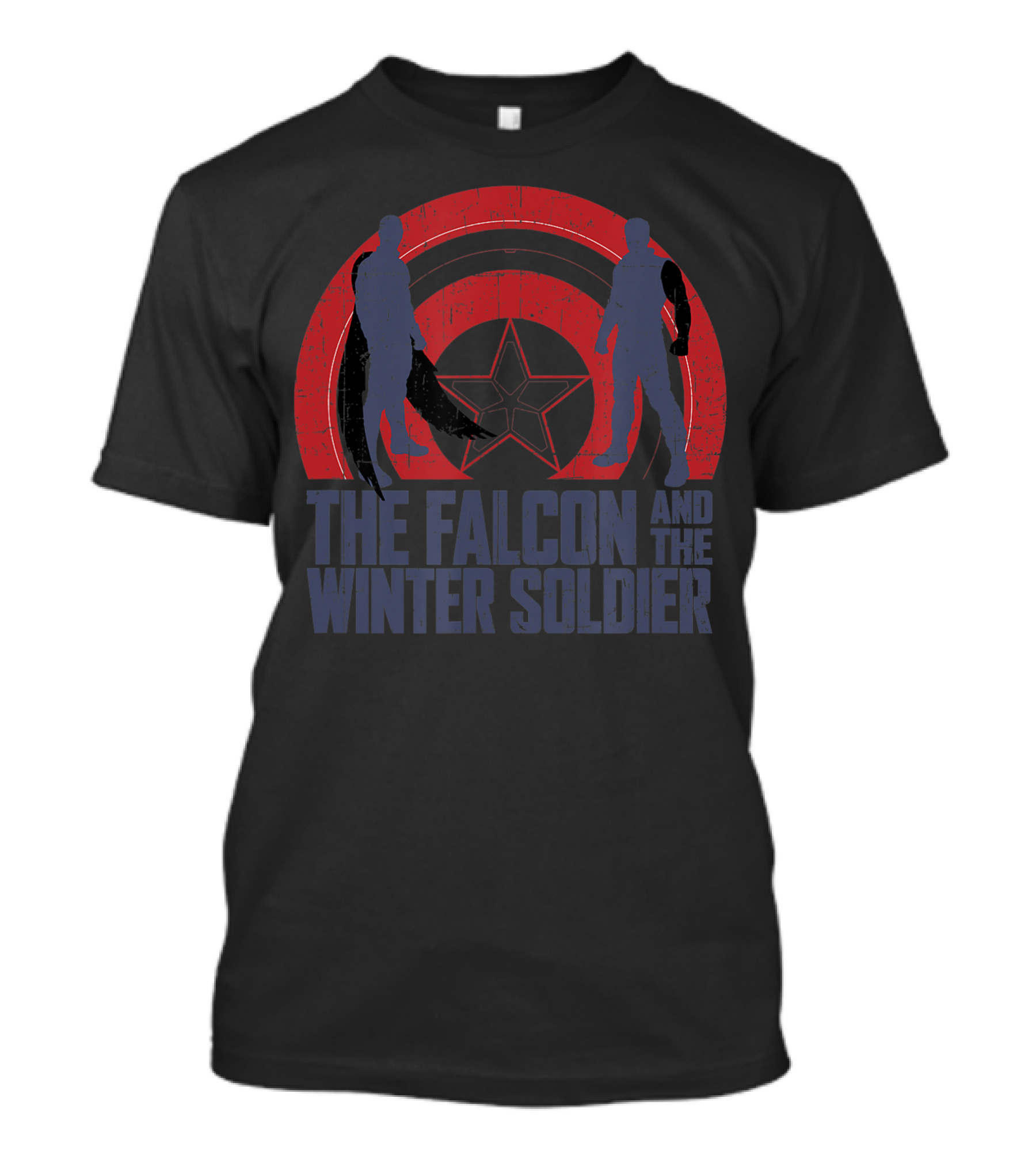 Marvel The Falcon And The Winter Soldier Captain America Shield Star T-Shirt