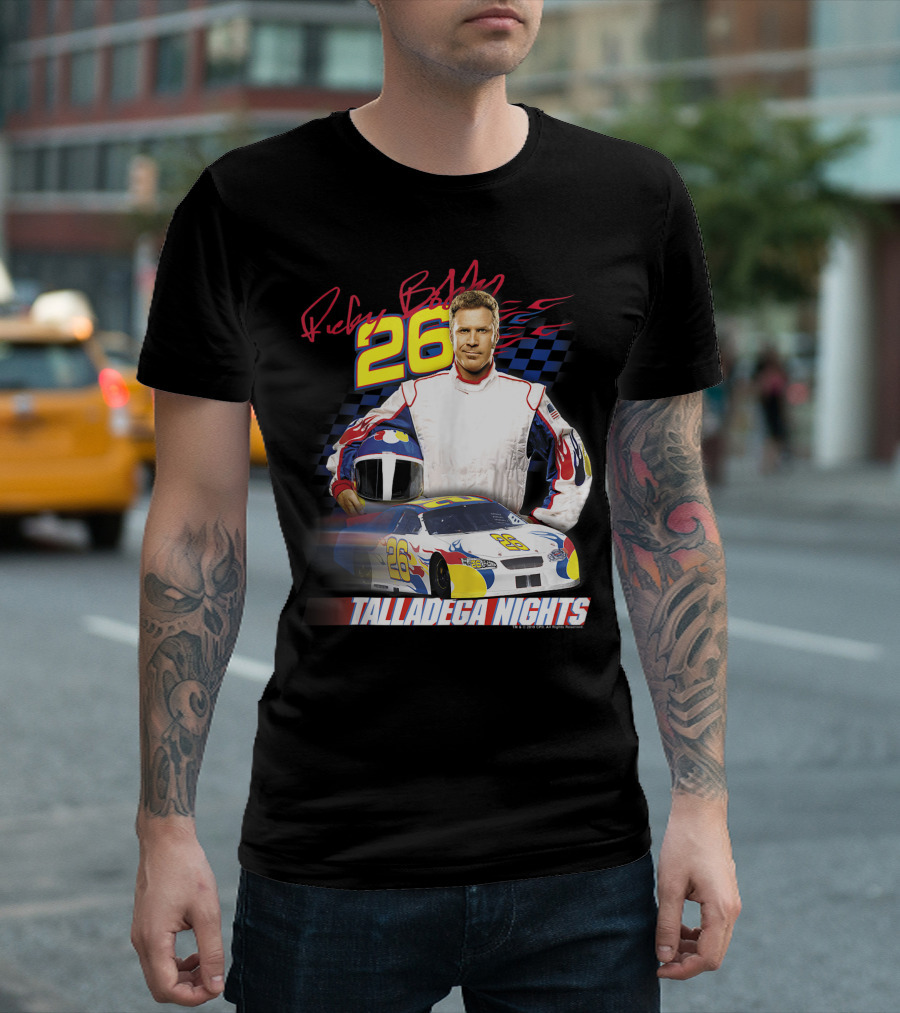 Ricky Bobby 26 Talladega Nights Wonder Bread Race Car T-Shirt