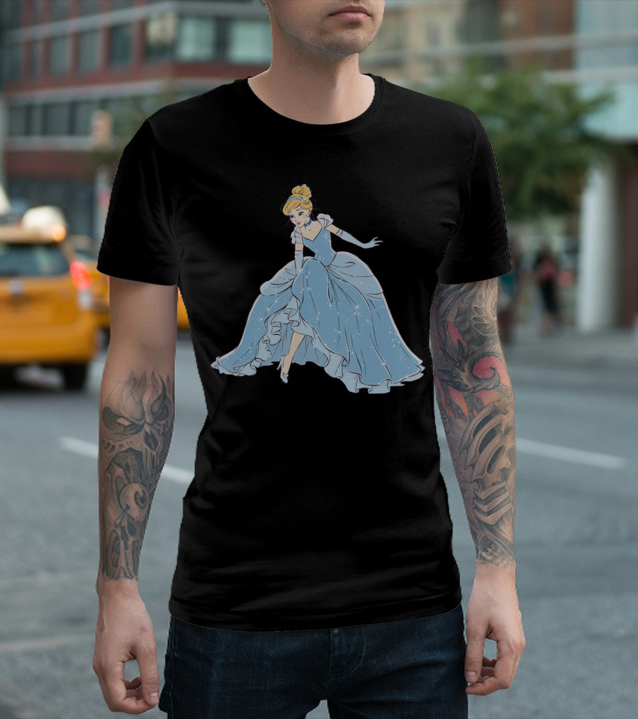 Disney Cinderella Sparkling Ball Gown 3Z T-Shirt