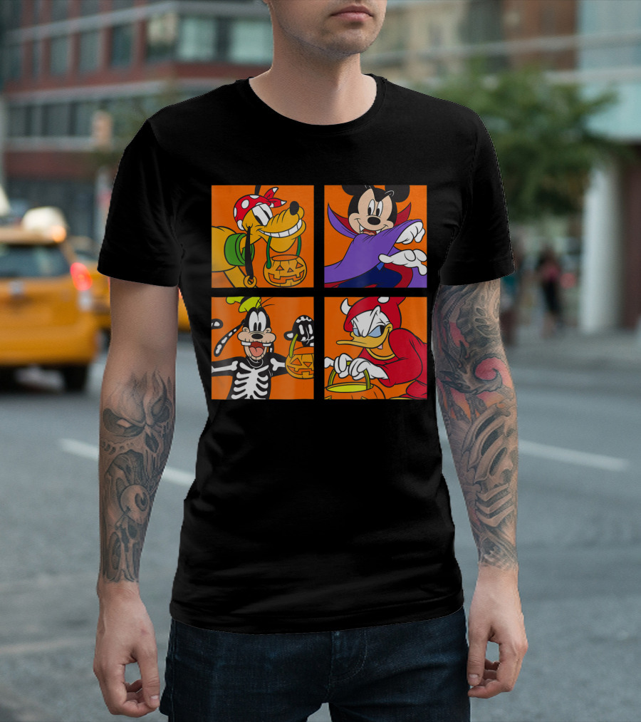 Disney Mickey Mouse And Friends Halloween Surprise T-Shirt