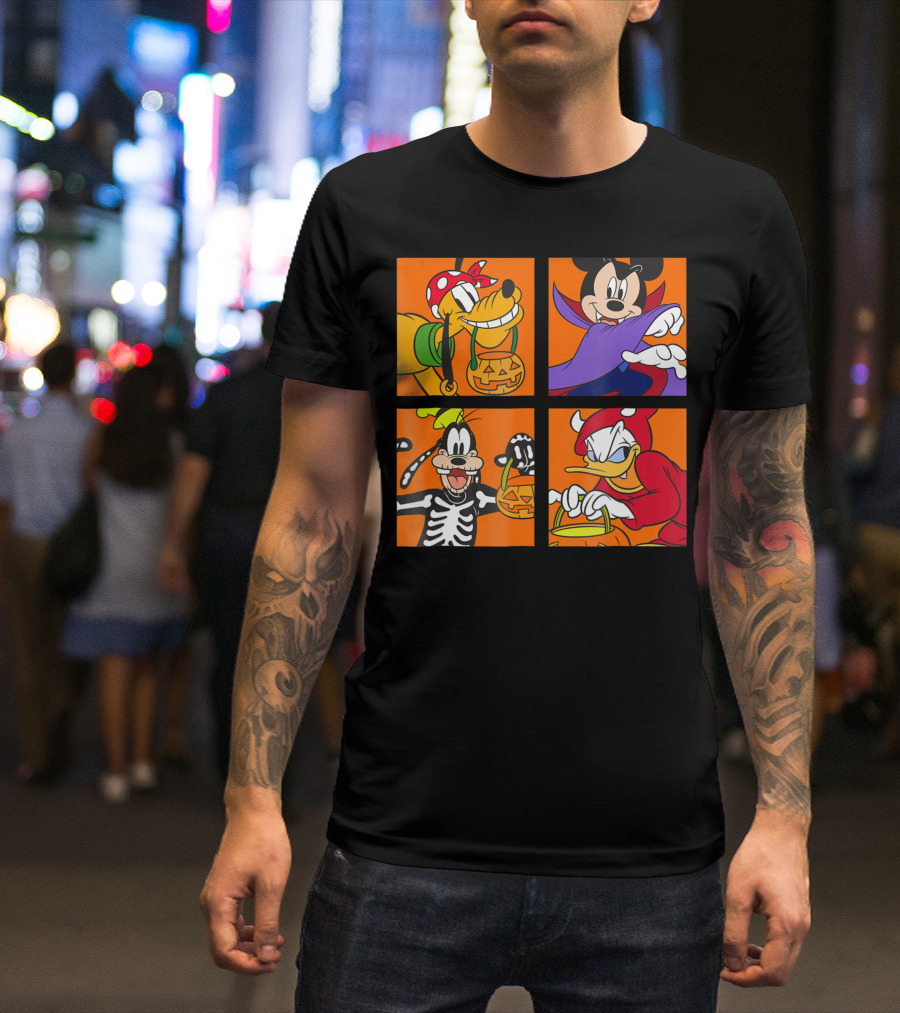 Disney Mickey Mouse And Friends Halloween Surprise T-Shirt