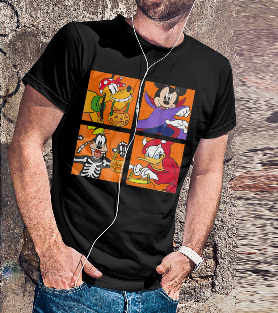 Disney Mickey Mouse And Friends Halloween Surprise T-Shirt