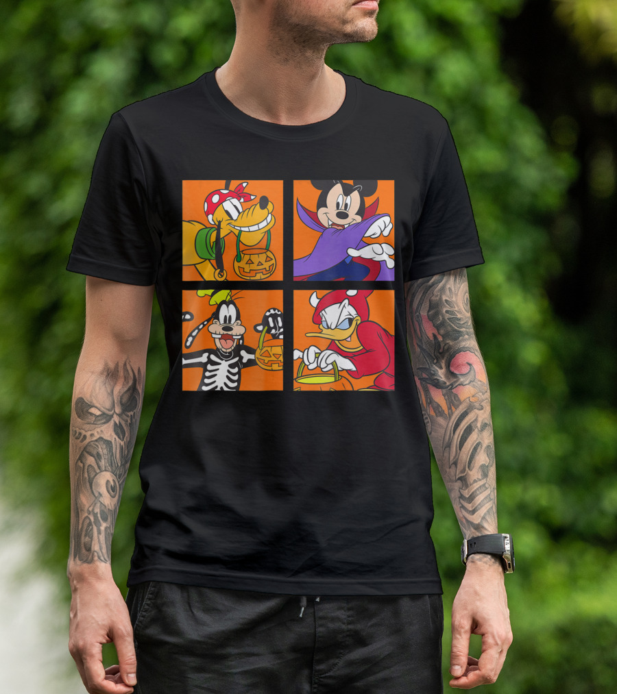 Disney Mickey Mouse And Friends Halloween Surprise T-Shirt