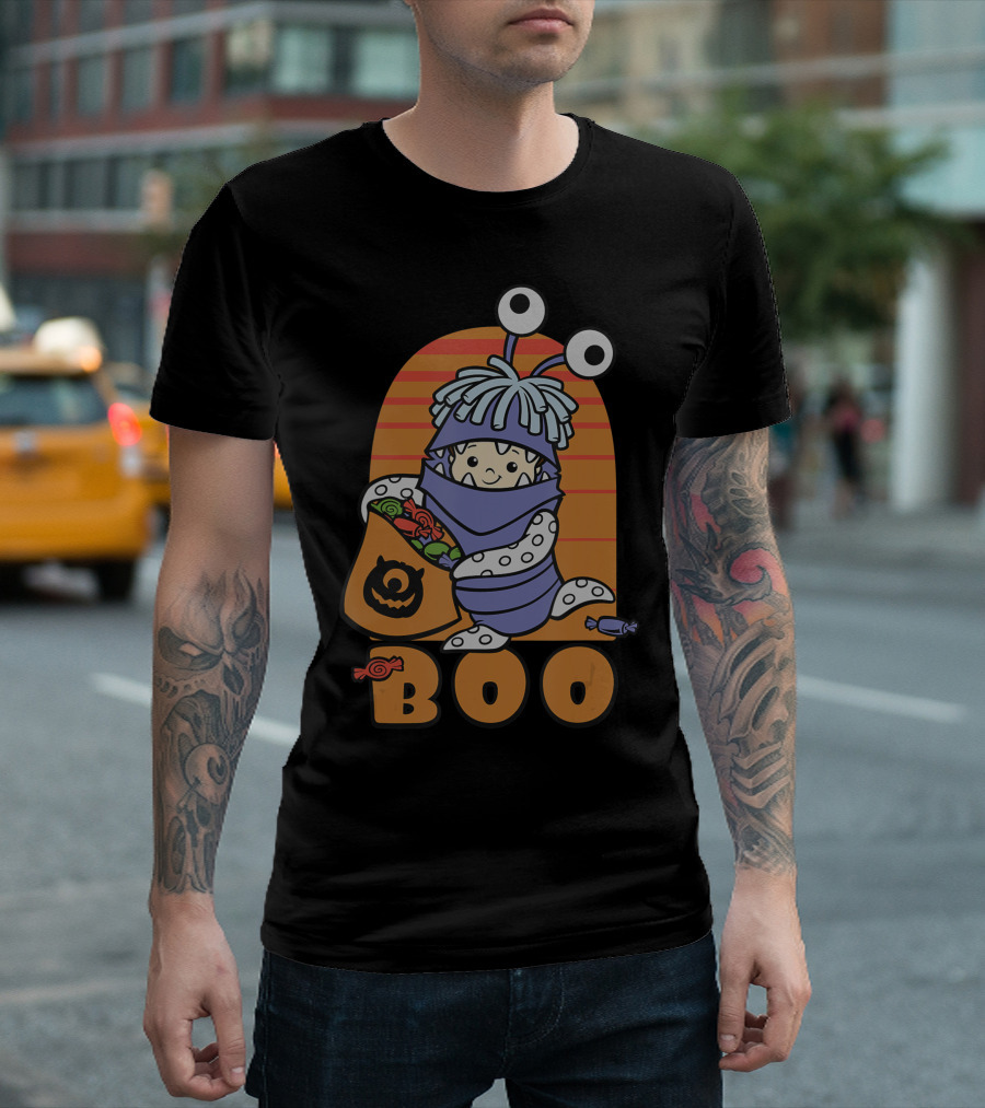 Disney Pixar Monsters Inc Boo Trick-or-Treat Halloween T-Shirt