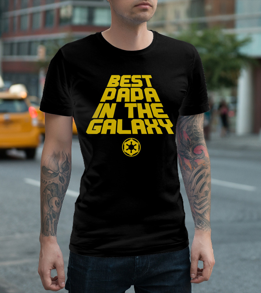 Star Wars Best Papa In The Galaxy Imperial T-Shirt