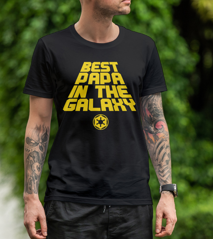Star Wars Best Papa In The Galaxy Imperial T-Shirt
