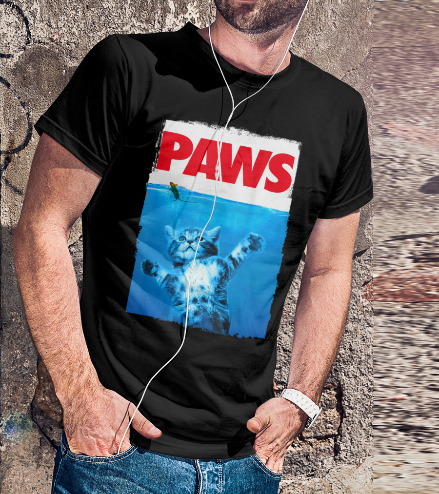 Paws Cat And Mouse Cute Cat Lover Top T-Shirt