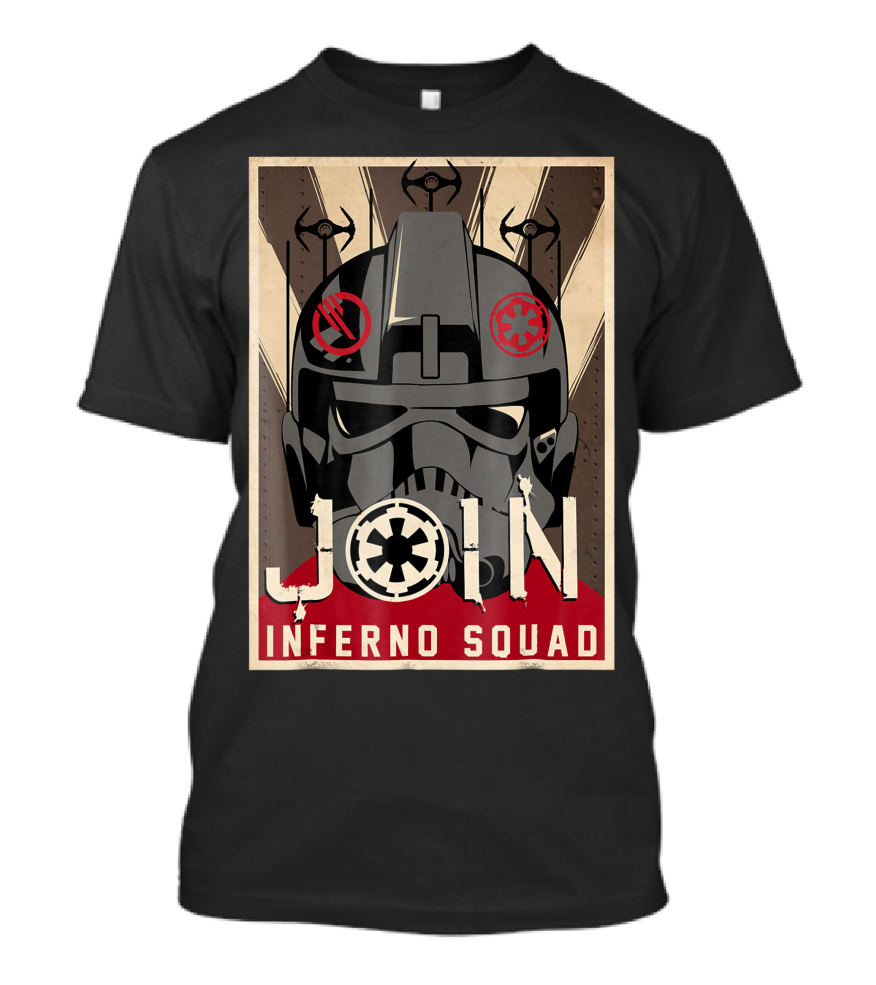 Star Wars Battlefront II Join Inferno Squad Helmet T-Shirt